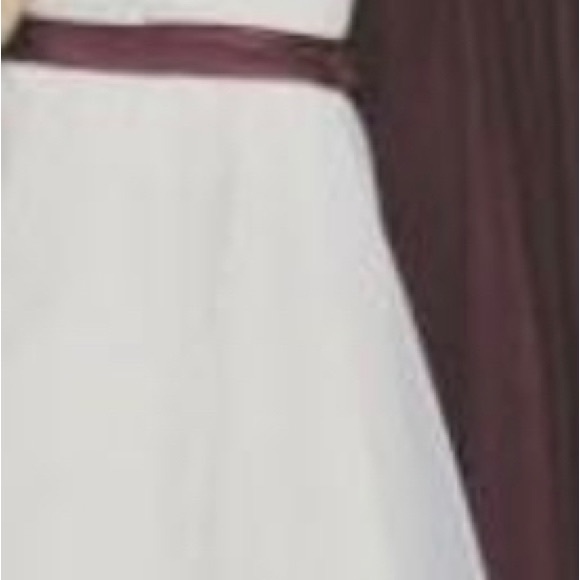 Plus size 14/16 White Flower Girl Dress - Picture 4 of 4